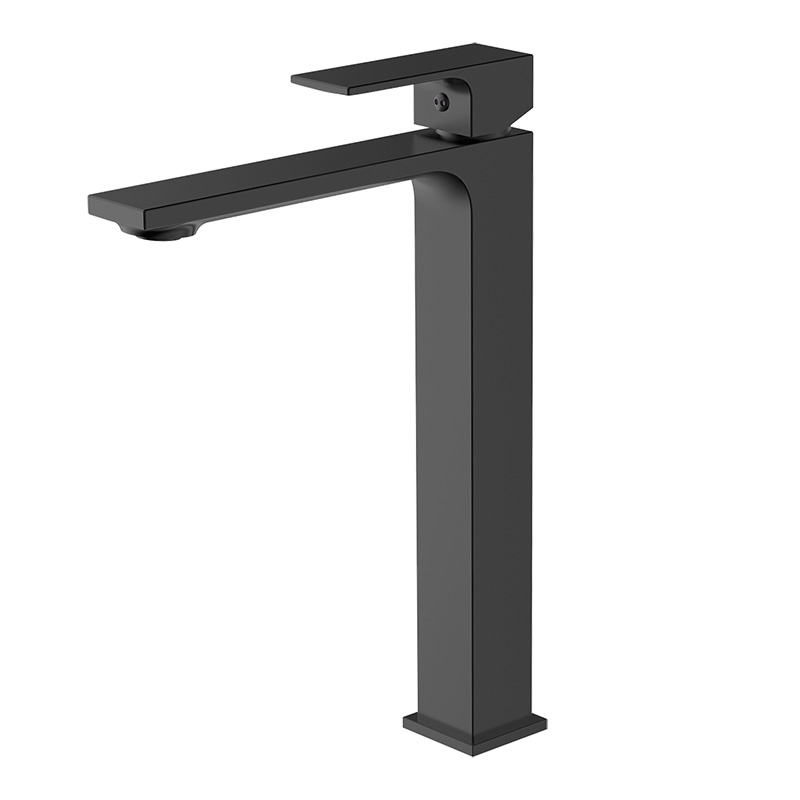 Robinet înalt pentru chiuvetă Mamba Black, Wellis