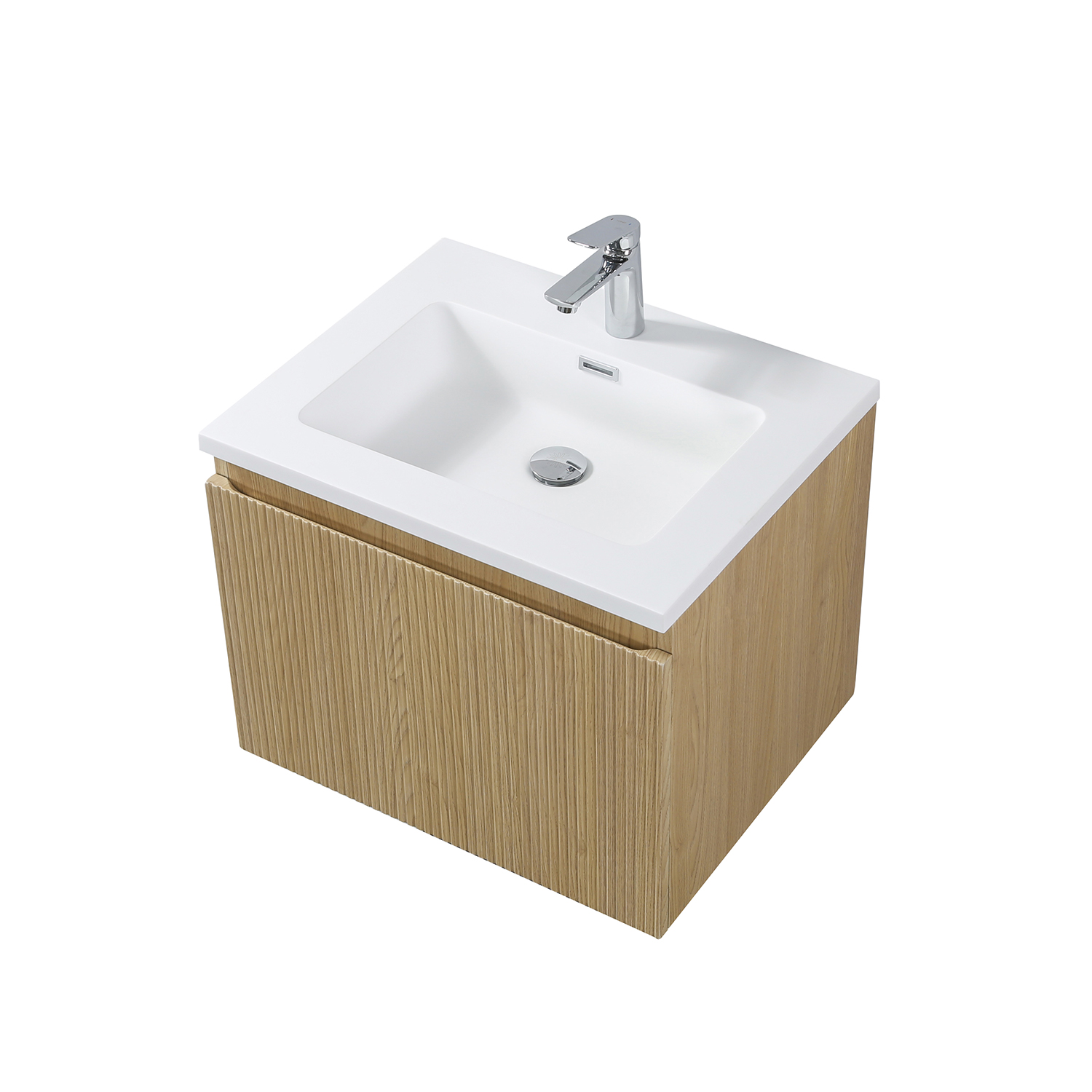 Set mobilier cu lavoar Varna 60 cm, Wellis , Lemn