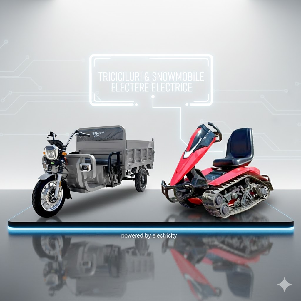 Tricicluri , Snowmobile si Scutere electrice