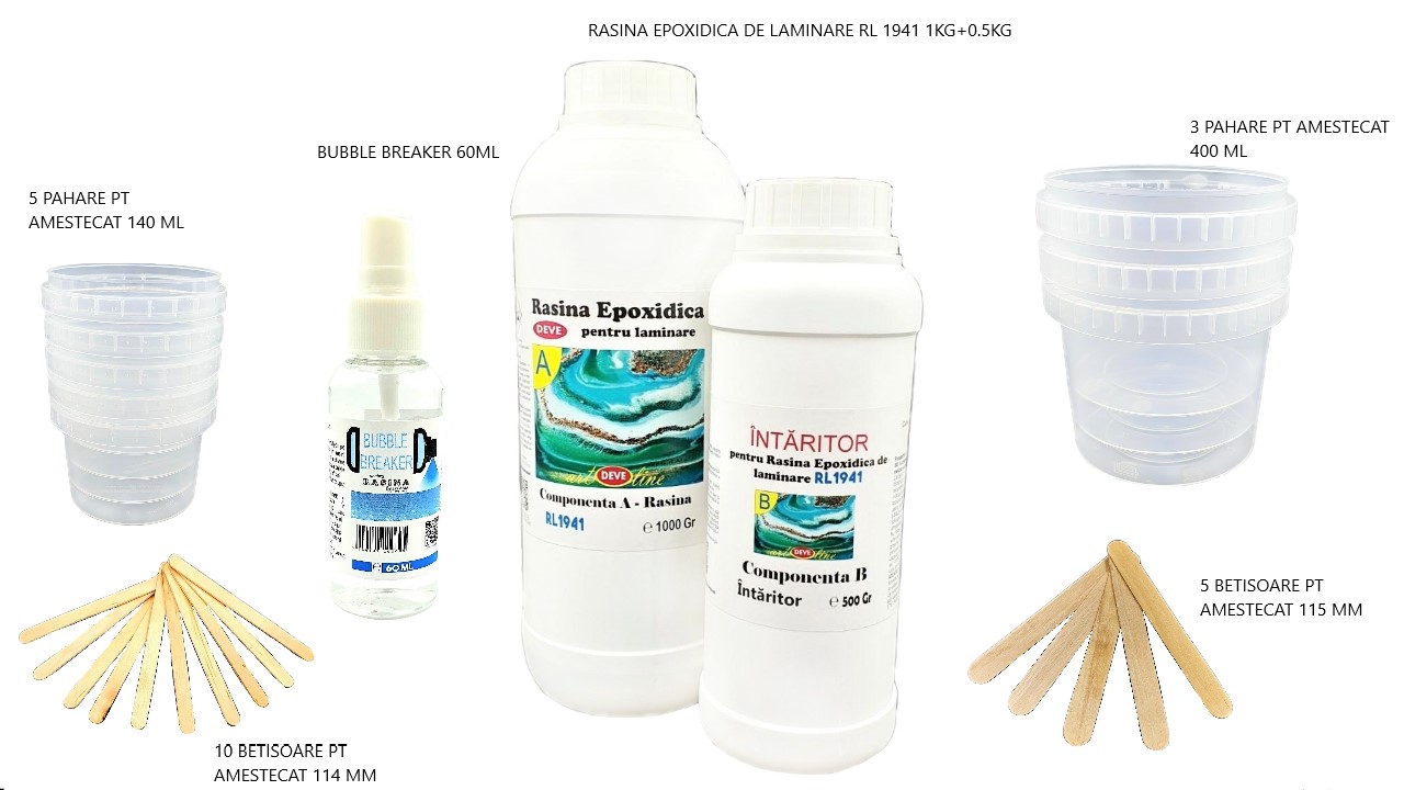 Rasina Epoxidica de Laminare RL1941 - 1.5 Kg KIT PROMO