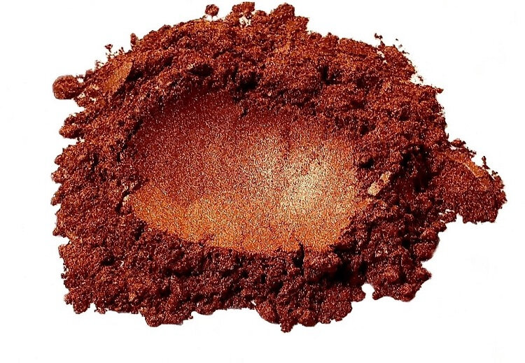 PIGMENT PERLESCENT - PUDRA DE MICA RED BROWN 35 GR