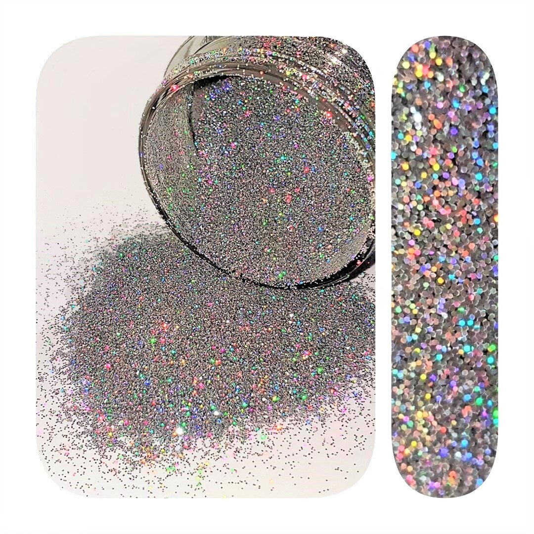 GLITTER HOLOGRAPHIC SENSATION  SILVER 64 - SILVER 64 50 GR
