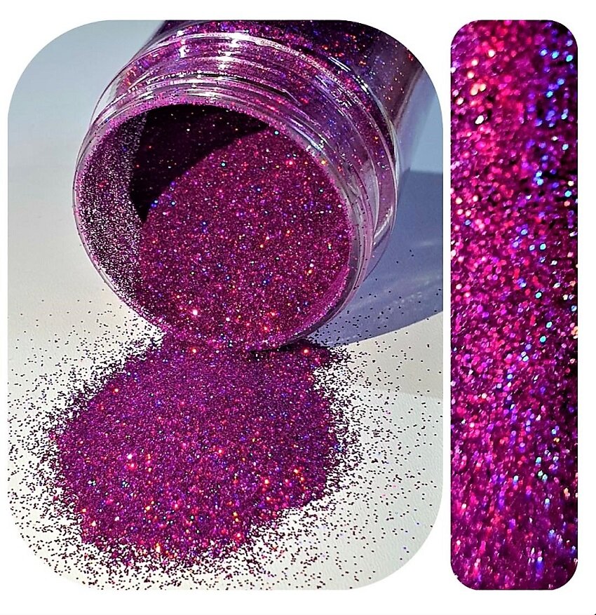 GLITTER HOLOGRAPHIC SENSATION DARK VIOLET - DARK VIOLET 50GR