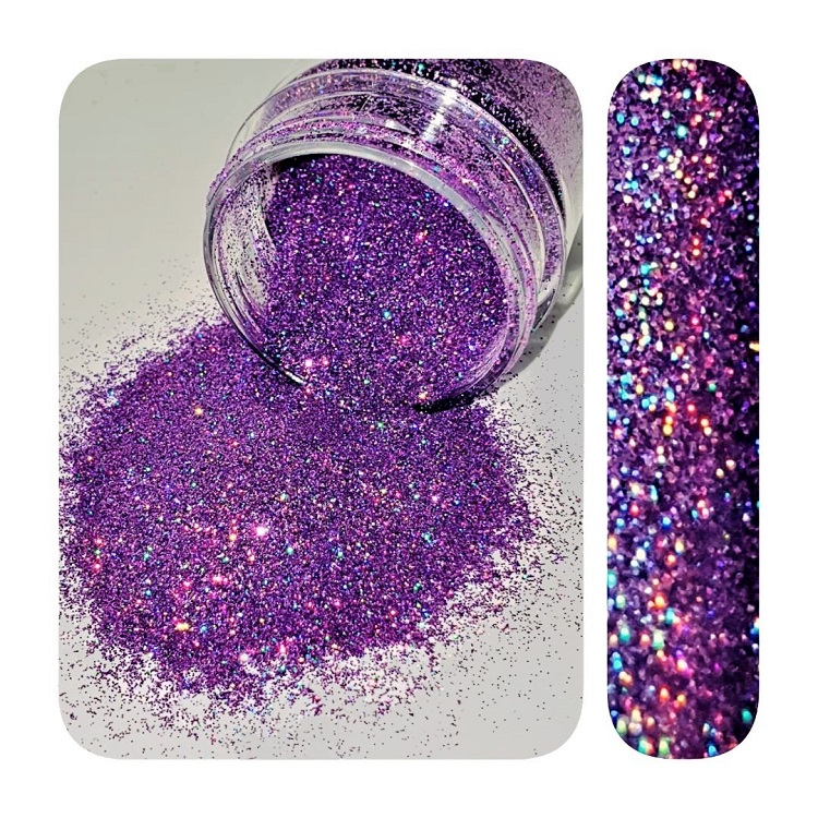 GLITTER HOLOGRAPHIC SENSATION MELODY VIOLET - MELODY VIOLET 50 GR