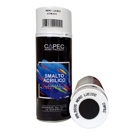 VOPSEA SPRAY ACRILIC LUCIOS - NEGRU LUCIOS 400 ML
