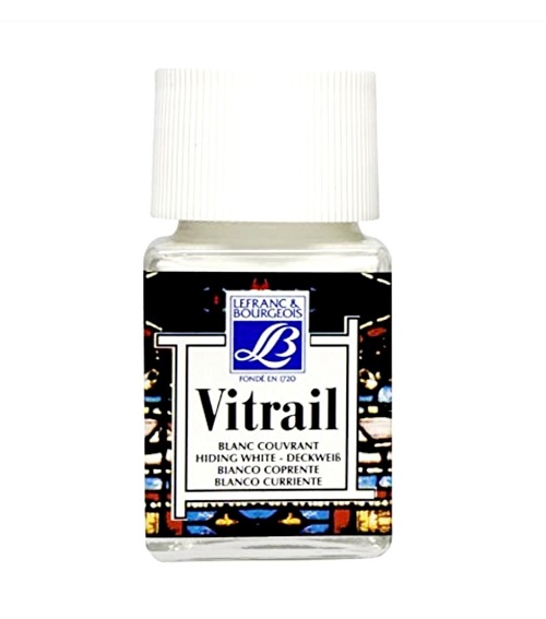CULORI VITRALIU LEFRANC&BOURGEOIS - CULORI VITRALIU 50 ML HIDING WHITE