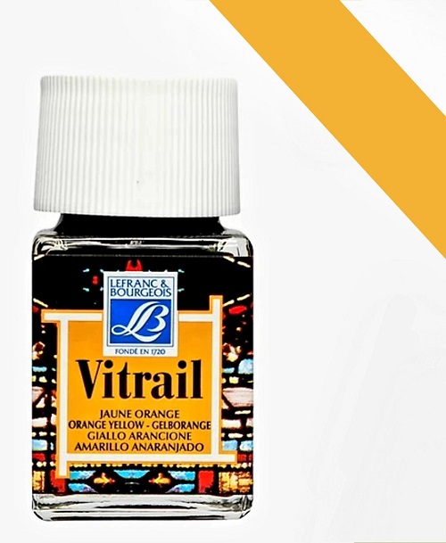 CULORI VITRALIU LEFRANC&BOURGEOIS - CULORI VITRALIU ORANGE YELLOW 50 ML