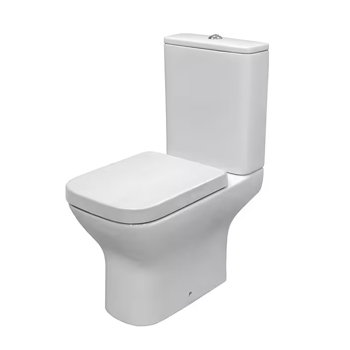 Set Complet Vas Wc NOKEN pe Pardosea cu Rezervor si Capac