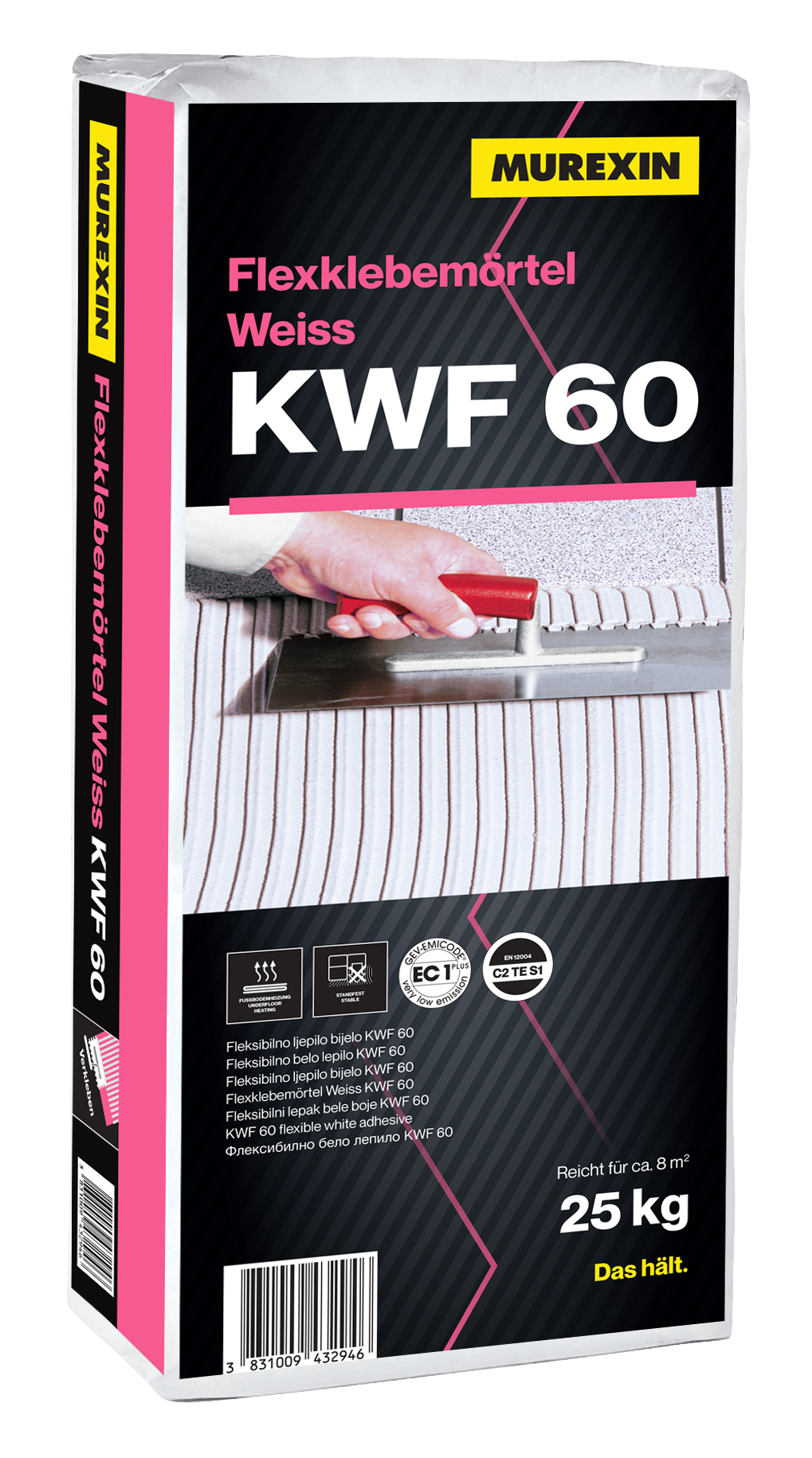 Murexin KWF 60 – Adeziv Flexibil Alb pentru Piatra Naturală